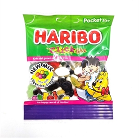 (Gratis ved køb for 500kr) Haribo Click mix - Slikpose 80g